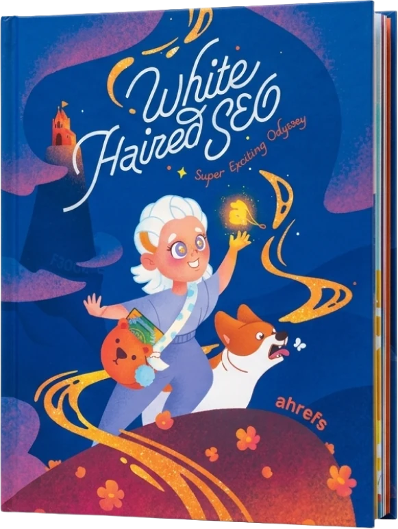 White Haired SEO book cover